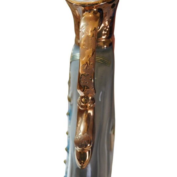 Vintage Jim Beam 1970 Floral Gold Gilt Bourbon Whiskey Decanter empty - Picture 4 of 13